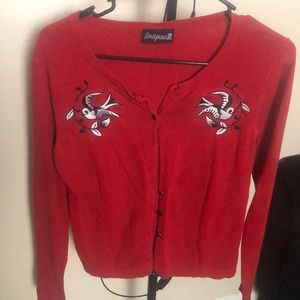 Sourpuss sparrow cardigan
